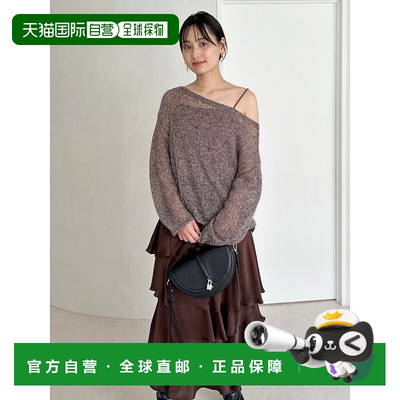 日本直邮SNIDEL Sheer Mohair内搭毛衣上衣套装背心