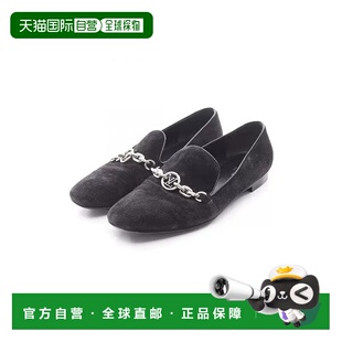 日本直邮中古LV路易威登女B级9新casual shoes休闲鞋绒面革小牛皮