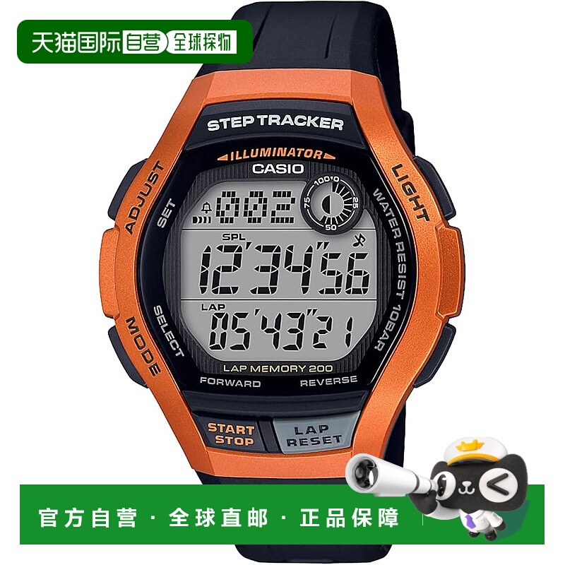 【日本直邮】卡西欧Collection男士手表 黑色WS-2000H-4AJH防水