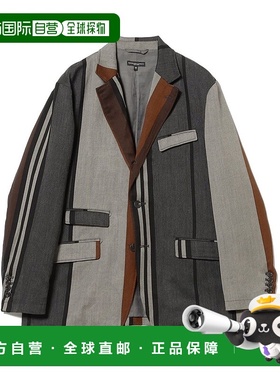 1h可退 日本直邮Engineered Garments 男装 宽条纹精纺羊毛休闲外