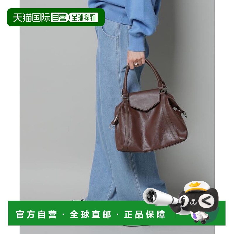 1h可退 日本直邮NANO universe 带肩带翻盖迷你波士顿包