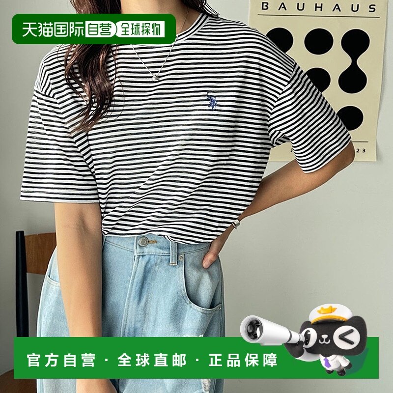 日本直邮U.S. POLO ASSN. 一点刺绣宽松T恤 [R04609EW018400]