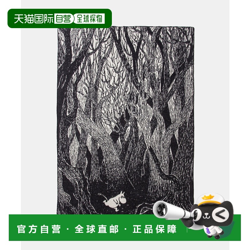 日本直邮Klippan Moomin on the Run 2298 毛毯男女通用家居用品