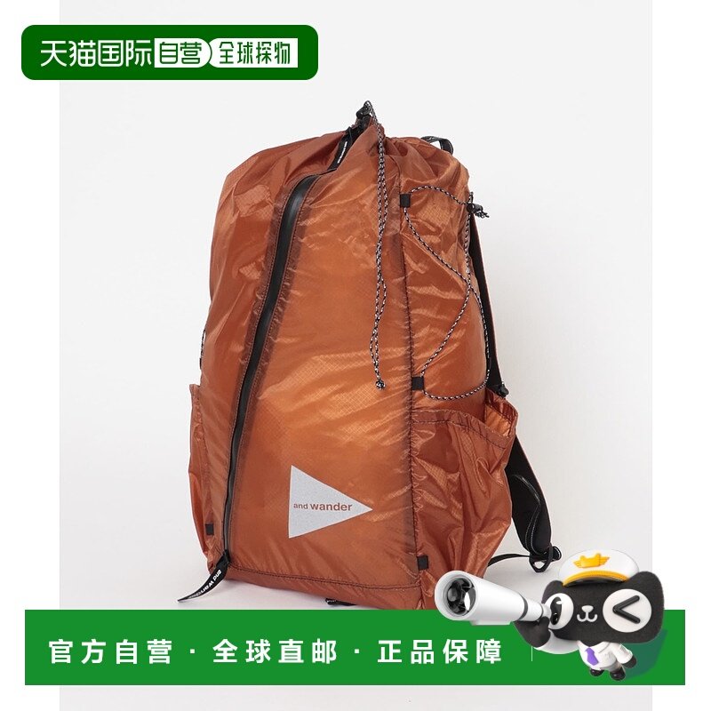 1h可退 日本直邮and wander 男装 轻量尼龙斜开袋日用背包 574597