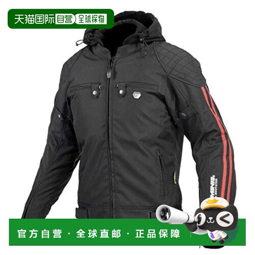 日本直邮Komine摩托 防护冬用风衣 L Black/Red 07-614 JK-6外套