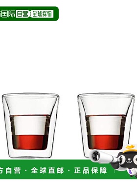 【日本直邮】波顿CANTEEN食堂双层玻璃杯100ml2个套装10108-10J