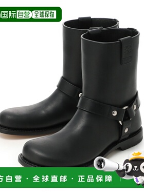 日本直邮LOEWE 女士黑色靴子 l815285x95 1100 CAMPO