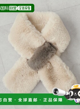 日本直邮Discoat 女士 双色围巾 披肩式设计 DCZ1052416A0002