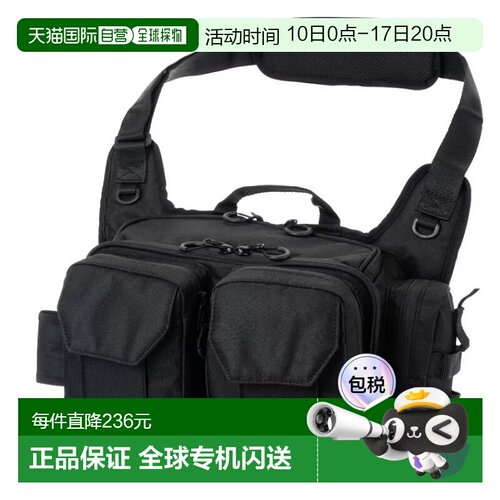 日本直邮Shimano 坚固肩包 M 黑色 BS-221W