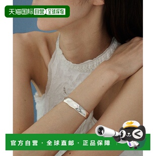 1h可退 日本直邮Curensology女士银色925细弯弧手镯 637954