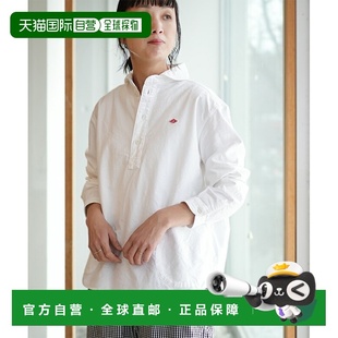 圆领套头衫 女 DANTON 衬衫 B0281SOX 圆领 长袖 自营