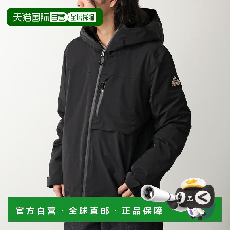 日本直邮PYRENEX GRAVITY HUY020 男士防水羽绒服带帽和Logo贴片