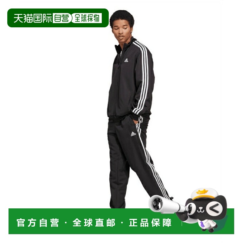 日本直邮 adidas 男子三叶草梭织运动套装 热身服 [IC6750 ECT01]