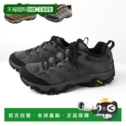 日本直邮Merrell 男士 MOAB3 徒步鞋登山靴低帮露营户外运动鞋鞋