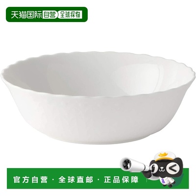 【日本直邮】Narumi鸣海 丝质白 杂谷物碗 16cm 骨瓷 9968-1658