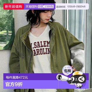 1h可退 Freak's Store 女士 做旧短款M65夹克 工装外套(含内胆)