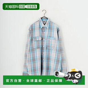 日本直邮BOW 日本制造 WOW 加厚法兰绒衬衫 胸前贴袋 男装 1h可退