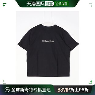 Calvin 日本直邮CK 标准LOGO 男女同款 T恤 Klein