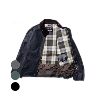 日本直邮Barbour 夹克简单男士女士中性短款鼠尾草黑色灰色休闲 M