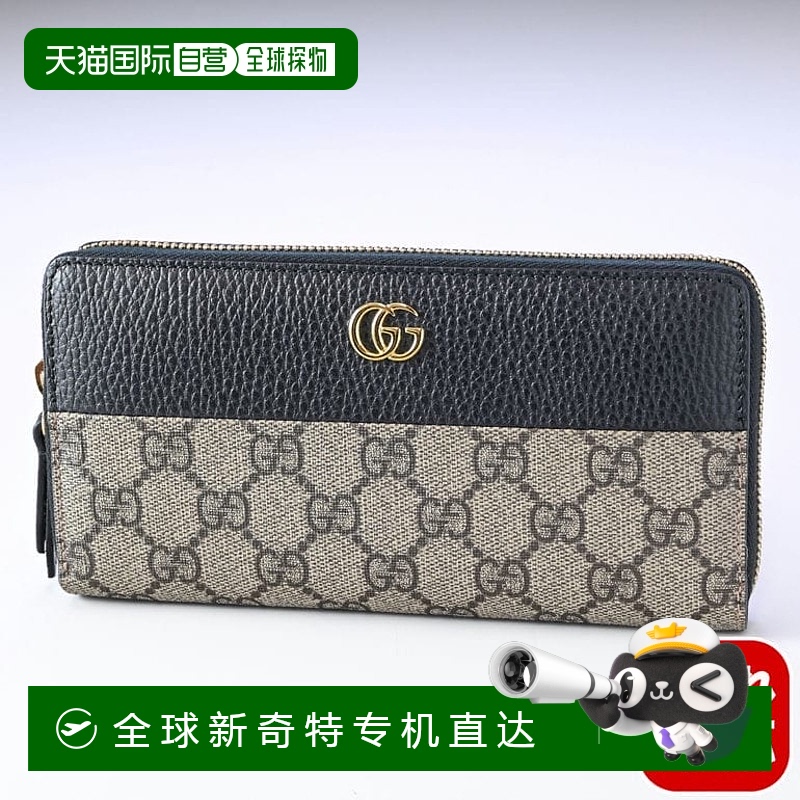 日本直邮GUCCI 钱包女士 Petit Marmont Dollar 小牛皮 x 456117
