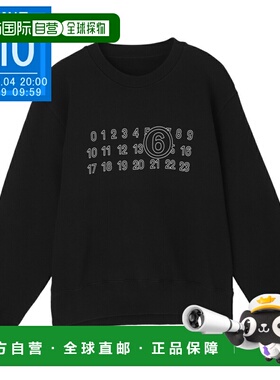 日本直邮MM6 Maison Margiela 女士黑色卫衣 (s52gu0248 m25025 9