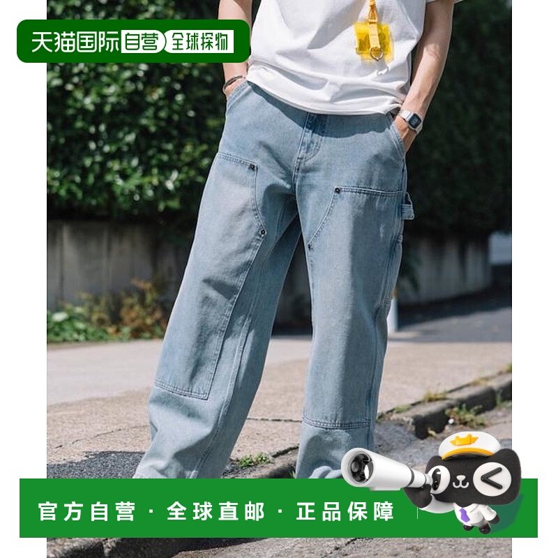 1h可退 日本直邮官方授权 FREAK'S STORE 直筒版型宽松双膝牛仔裤,男装,牛仔裤,淘宝优惠券,粉丝福利购,淘宝优惠卷