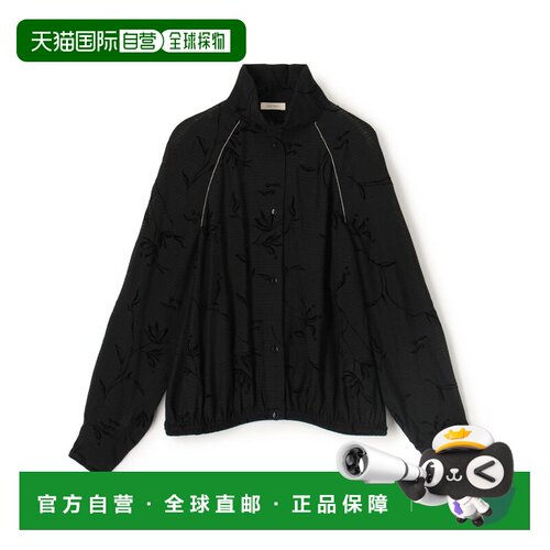 1h可退 日本直邮DES PRES 女装 透感条纹植绒连帽夹克 2207640710