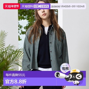 日本直邮Uniqlo 无 法兰绒宽松衬衫 479087优衣库短款外套