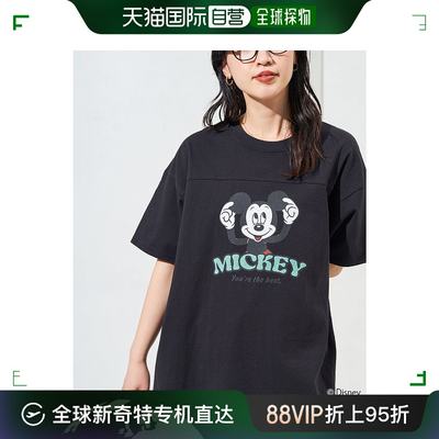 日本直邮FREAK'S STORE女士迪士尼米奇足球版半袖T恤 13232489015