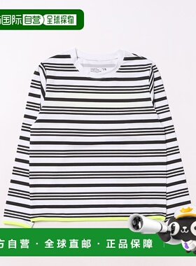1h可退 日本直邮RE/SP 儿童版原创条纹长袖T恤 15RSCS01潮牌时尚