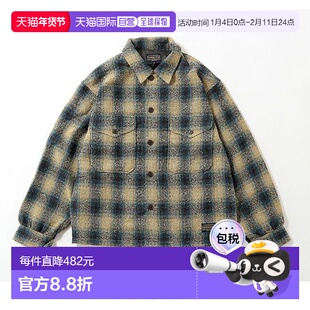 日本直邮PENDLETON男装CPO夹克 宽松多功能翻盖口袋 55752007