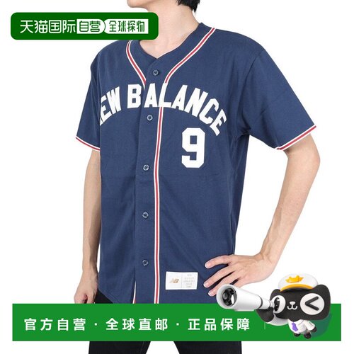 日本直邮New Balance 男士运动服格雷斯特斯特棒球衫MT41512NNY