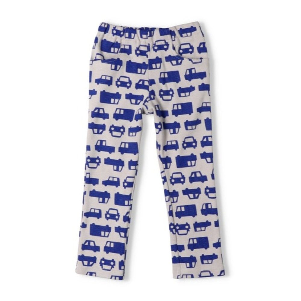 1h可退 日本直邮moujonjon儿童全棉伸缩车纹长裤 直筒设计 M17005,童装/婴儿装/亲子装,裤子,淘宝优惠券,粉丝福利购,淘宝优惠卷