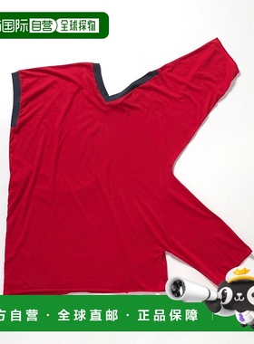 1h可退 日本直邮6(ROKU)女士夏季全棉宽松字母K设计T恤 861724104