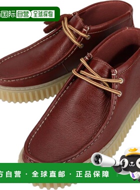 日本直邮Clarks Torhill Hi 托希尔高帮 棕色皮革 26178267