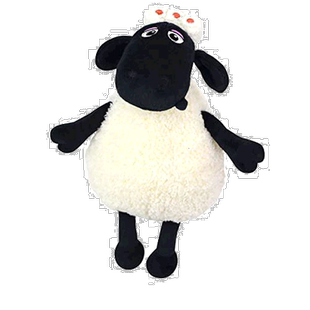 【日本直邮】NICI 绒毛玩具 绵羊肖恩的蒂米妈妈 白色 25厘米