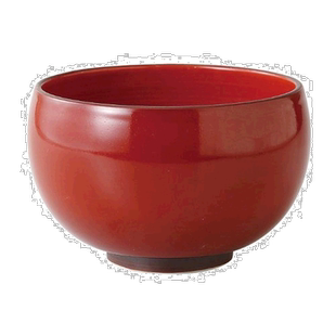 【日本直邮】Saikaitoki西海陶器 波佐见烧 碗 红卷纹 直径 12.5c