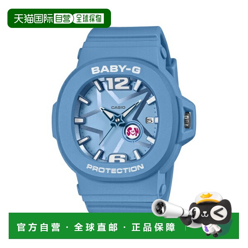 日本直邮卡西欧 BABY-G 防震 10 ATM 防水 Y3K 风格女士手表 BGA-