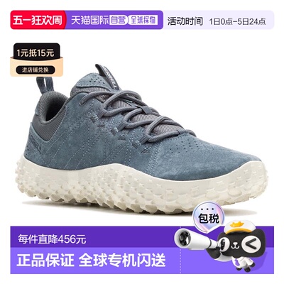 日本直邮Merrell 户外城镇低帮鞋 Wrapt J007173 石板色徒步