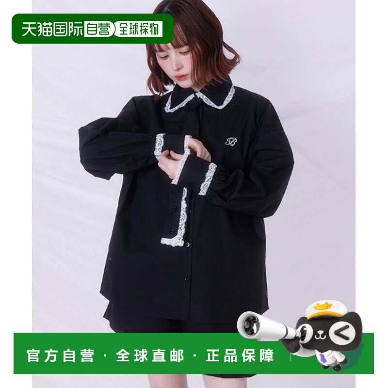 日本直邮Fickle Bebe 女装 蕾丝领结+衬衫套装 IG361X05FBa字裙