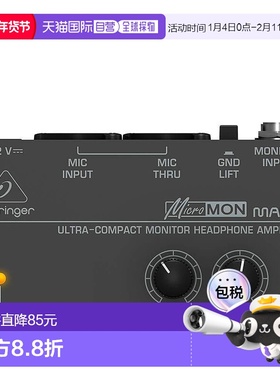 【日本直邮】BEHRINGER百灵达1通道耳机放大器MA400 MICROMON