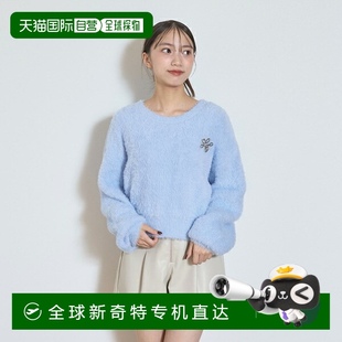 爱情毒药带胸针仿羊羔毛针织衫 日本直邮Lovetoxic
