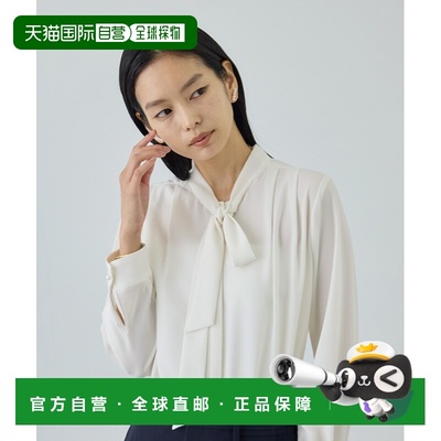日本直邮ROPE' 女装 蝴蝶结设计 易打理半正式衬衫 2026CGGH26090