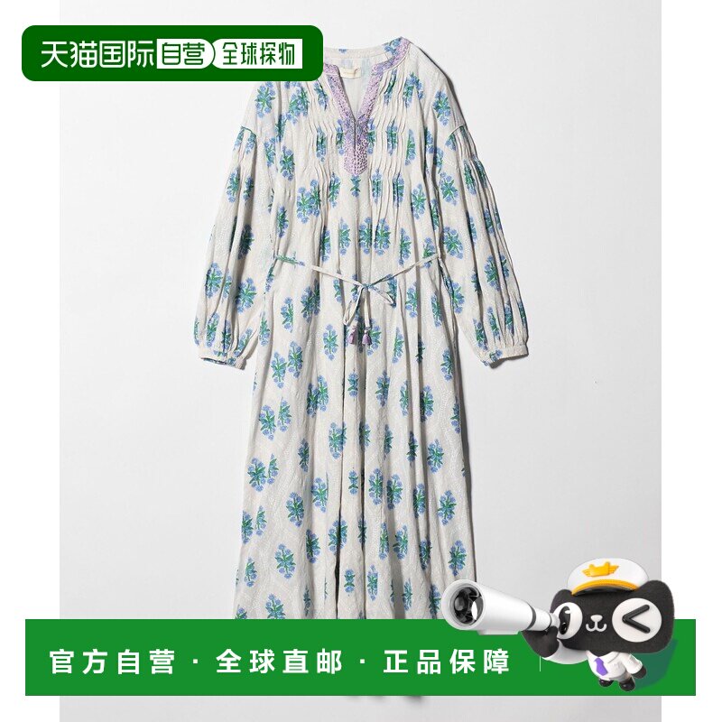 日本直邮ne Quittez pas 女士小花藤蔓印花连衣裙 16265000003