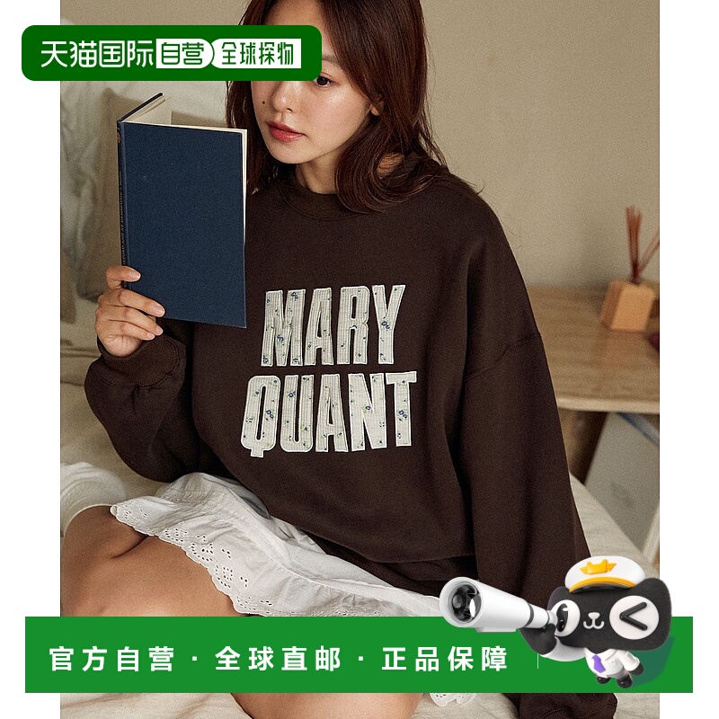 1h可退 日本直邮MARY QUANT × PUBLUX 女装宽松大logo立体花朵刺