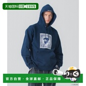 日本直邮SILAS THELONIOUS 1h可退 MONK 切手封面印花连帽卫衣