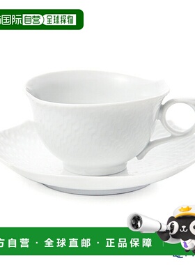 日本直邮Meissen Wave Play 白色 000001 29633 茶杯茶碟 170ml
