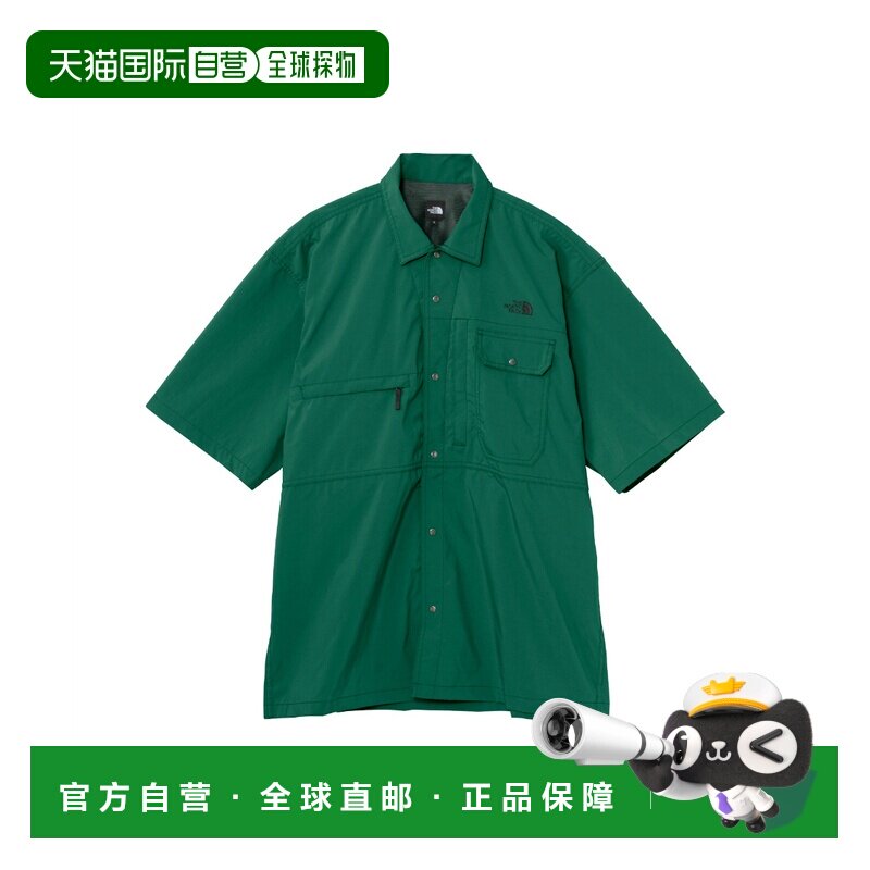 日本直邮北面THE NORTH FACE 百搭亲肤纯色短袖衬衫 男女同款图片