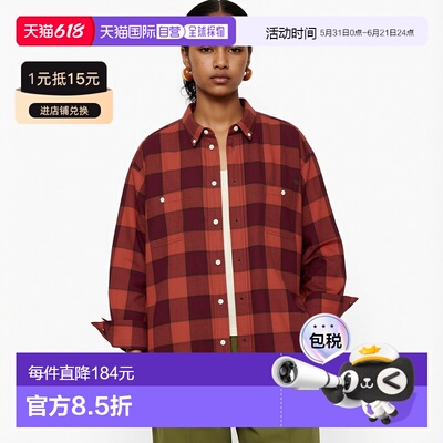 日本直邮The North Face 长袖Frost Forge 法兰绒衬衫 男女通用秋
