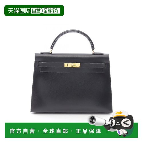 1h可退 日本直邮中古Hermes爱马仕女包A级95新Kelly32凯利32牛皮
